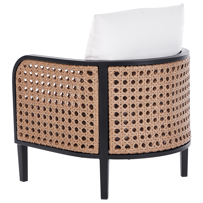 MONTEFALCO Garden Armchair Metal White [5]