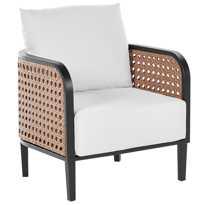 MONTEFALCO Garden Armchair Metal White [2]