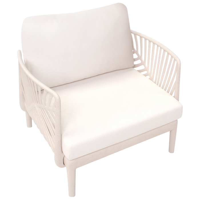 Fotoliu de grădină SATURNIA Bej deschis [6]