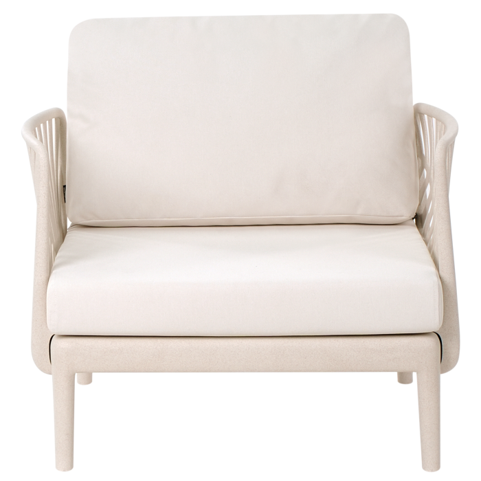 Fotoliu de grădină SATURNIA Bej deschis [4]