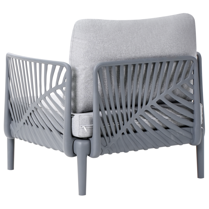 Fotoliu de grădină SATURNIA Gri [5]