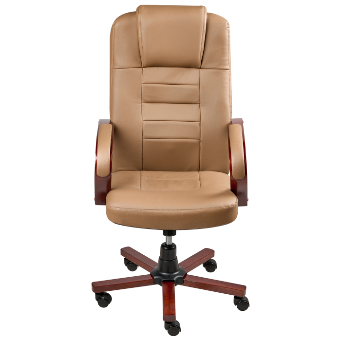 Fotoliu de masaj DIAMOND cu funcție de încălzire Piele naturală Maro deschis [6]