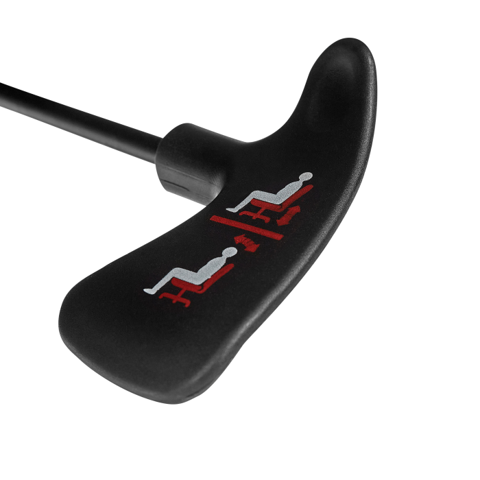 DIAMOND massage armchair with heating function Natural leather Black [9]