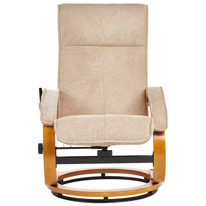 HERO massage chair with stool Beige [4]