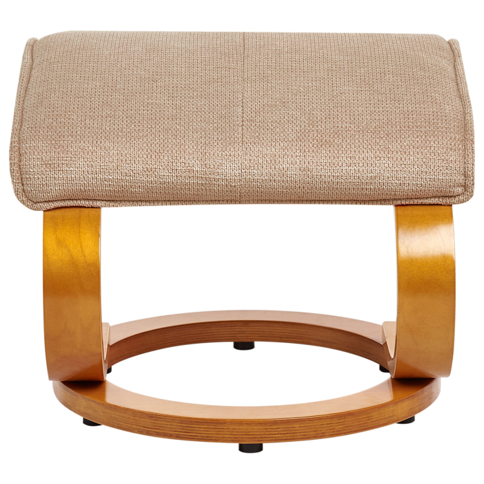 HERO massage chair with stool Beige [9]