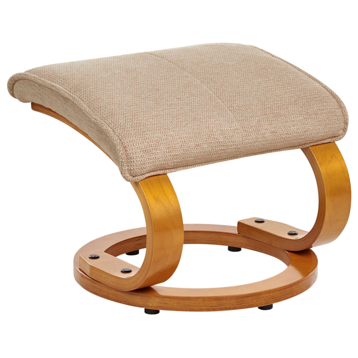 HERO massage chair with stool Beige [8]