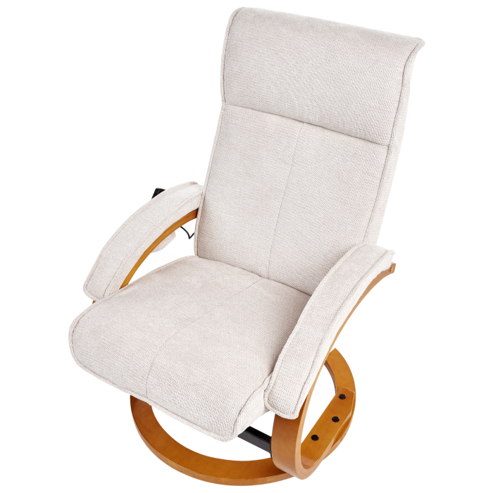 HERO Massage Chair with Stool Light Beige [6]