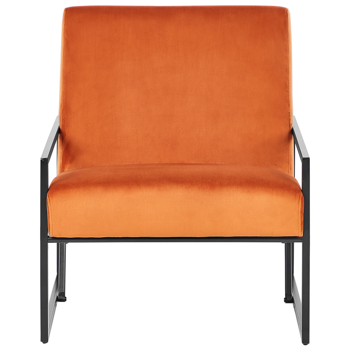 Fotoliu DELARY Catifea Portocaliu [4]