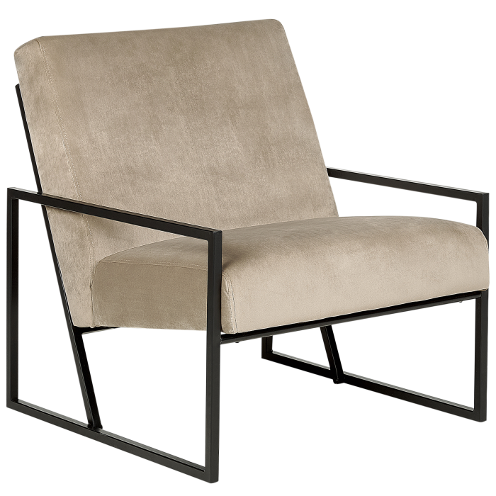 DELARY armchair Velvet Taupe [2]