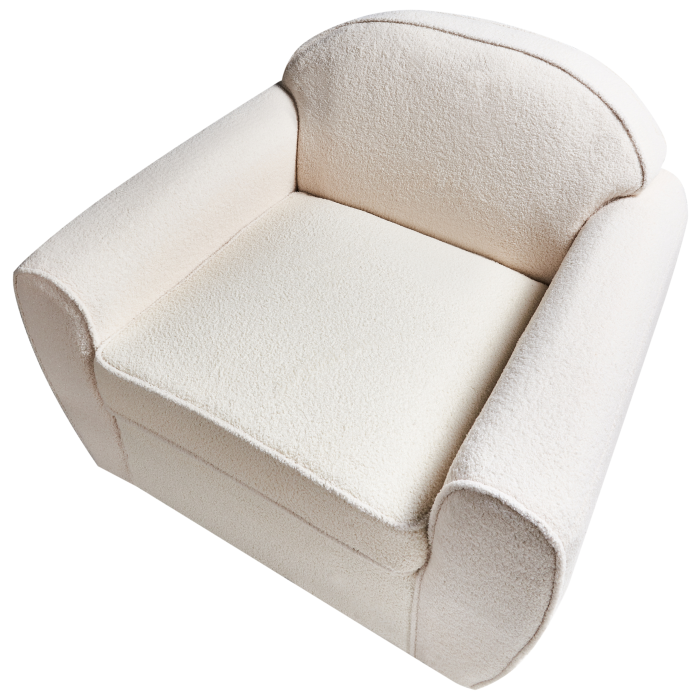 ELLEDE Armchair Boucle Light Beige [6]