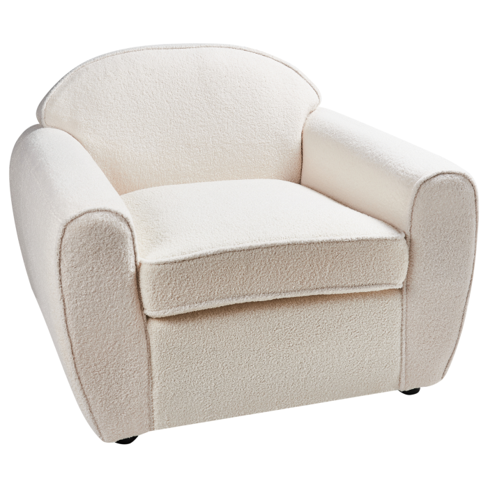 ELLEDE Armchair Boucle Light Beige [4]