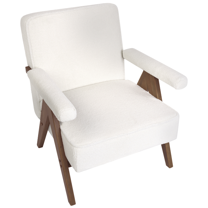 Armchair EVJE Boucle Off-white [7]