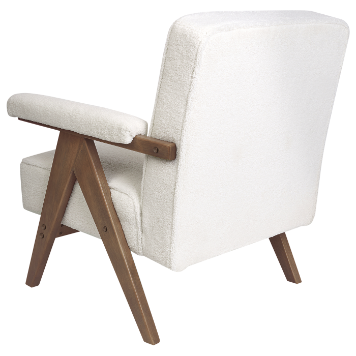 Armchair EVJE Boucle Off-white [6]