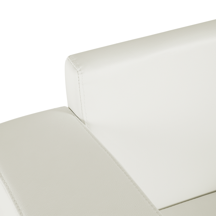 Fotoliu HELSINKI Piele naturală Alb [6]