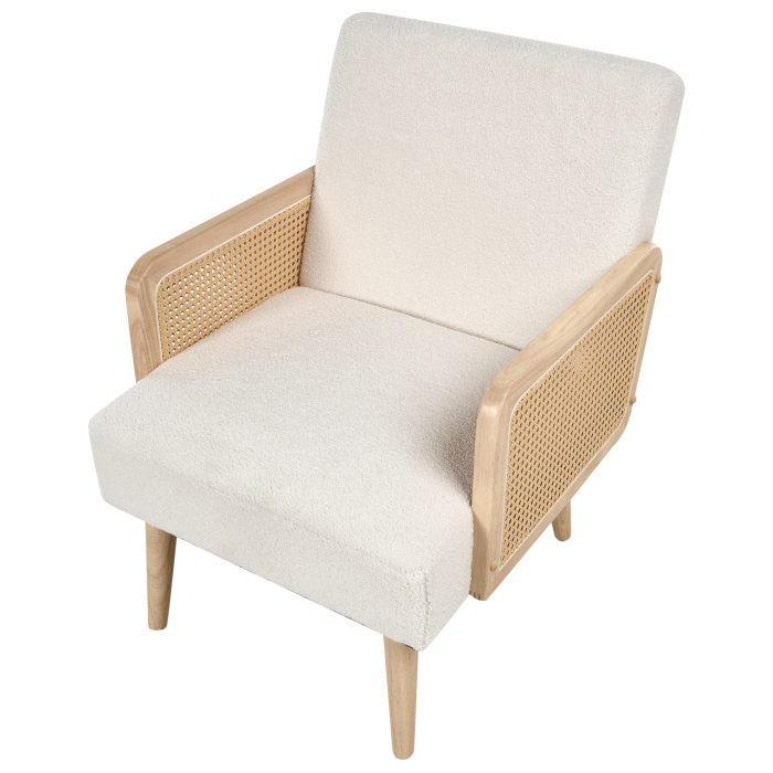 HOJBY Boucle armchair Off-white [6]