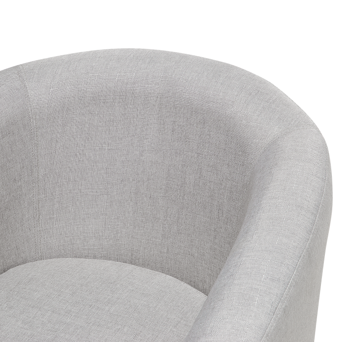 Fotoliu HOLDEN cu taburet  Gri deschis [9]