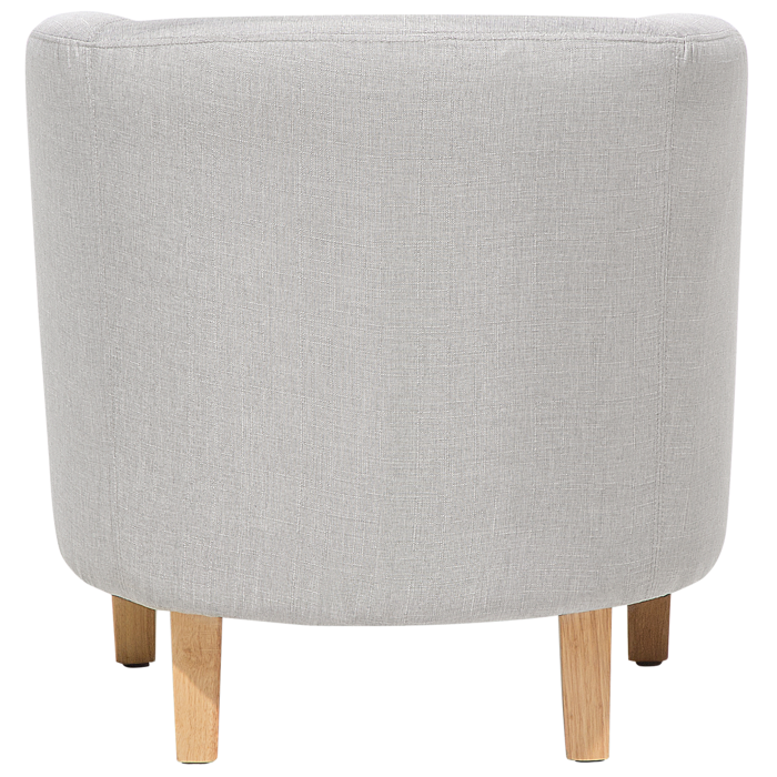 Fotoliu HOLDEN cu taburet  Gri deschis [7]