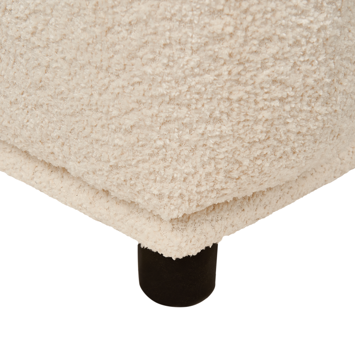 Fotoliu JAMSA Boucle Alb-murdar [10]