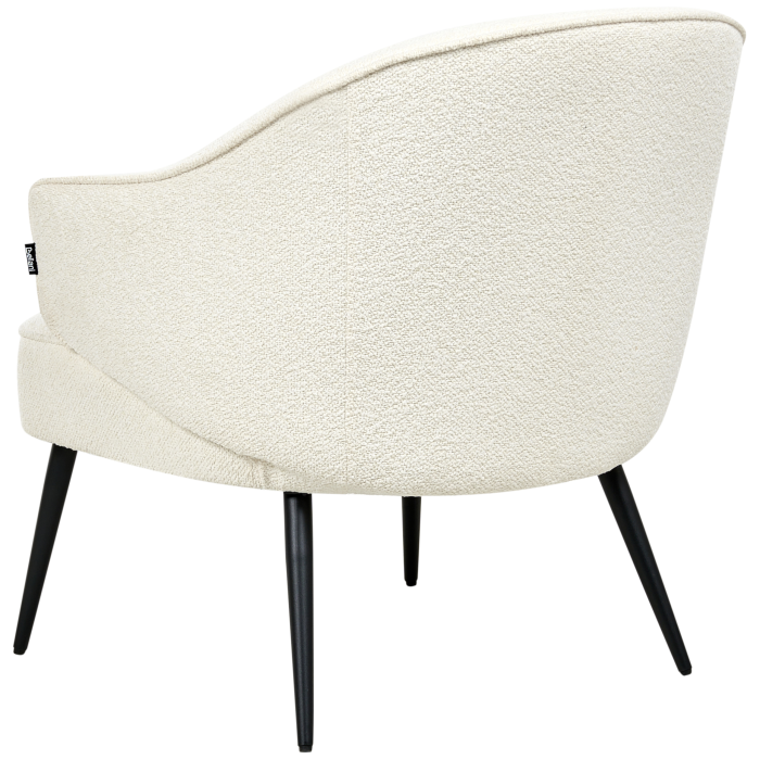 Fotoliu KAYLA Boucle Alb-murdar [6]