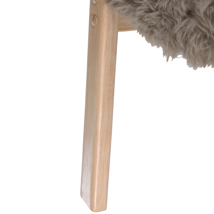 Fotoliu KISA Blană artificială Taupe [8]