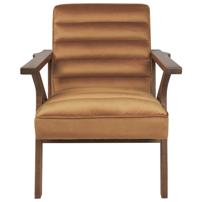 KISA Armchair Brown Velvet [4]