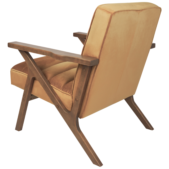 KISA Armchair Brown Velvet [5]