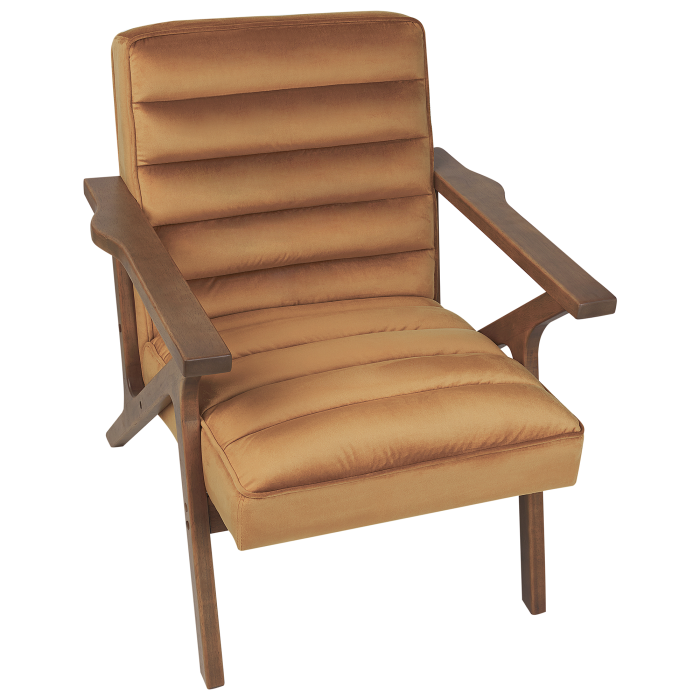 KISA Armchair Brown Velvet [6]