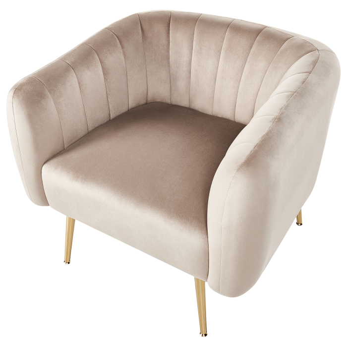 LACONIA Armchair Velvet Taupe [5]