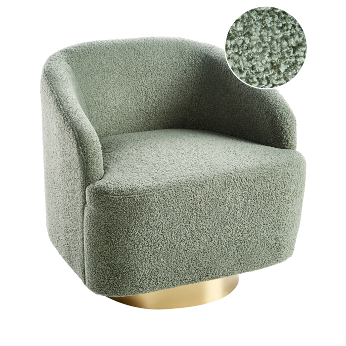 LAVIK armchair Boucle Light green [2]