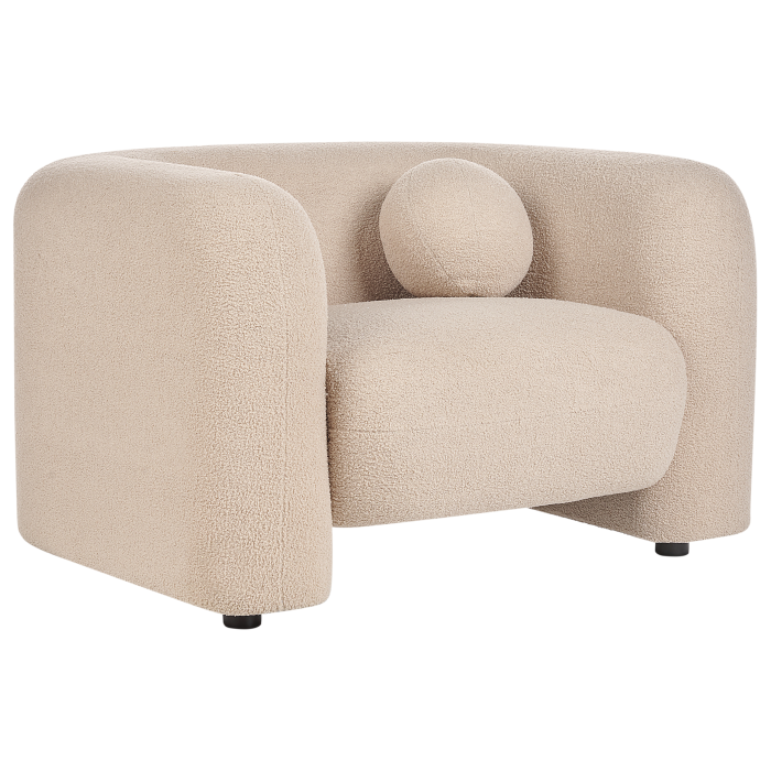 LEIREN Boucle armchair Beige [4]