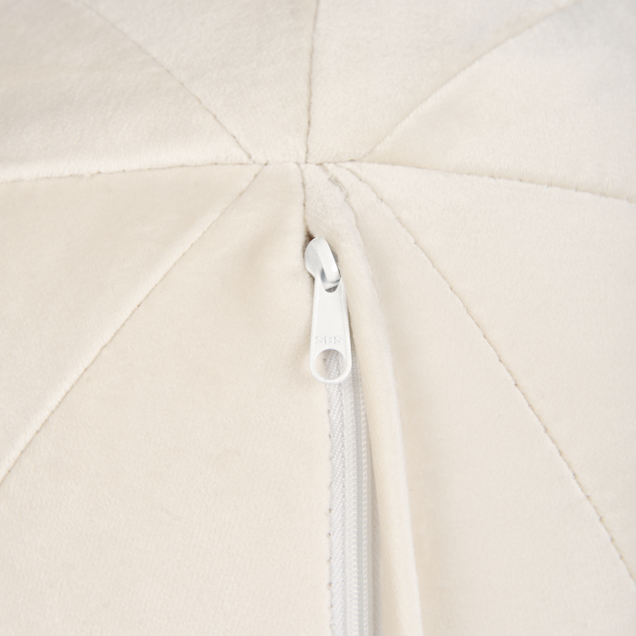 LEIREN Armchair Off-white Velvet [8]