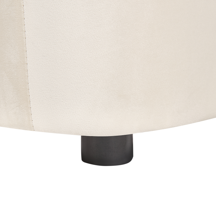 LEIREN Armchair Off-white Velvet [9]