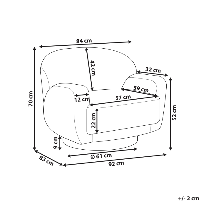 LEJRE armchair Light beige [3]