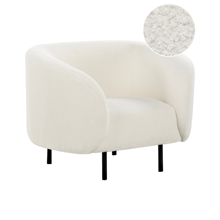 LOEN Armchair Boucle White [2]