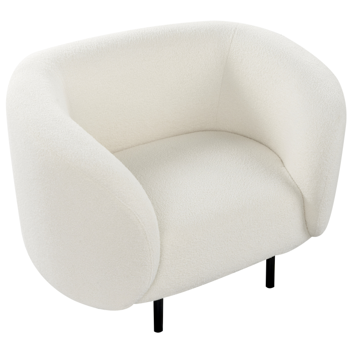 LOEN Armchair Boucle White [7]