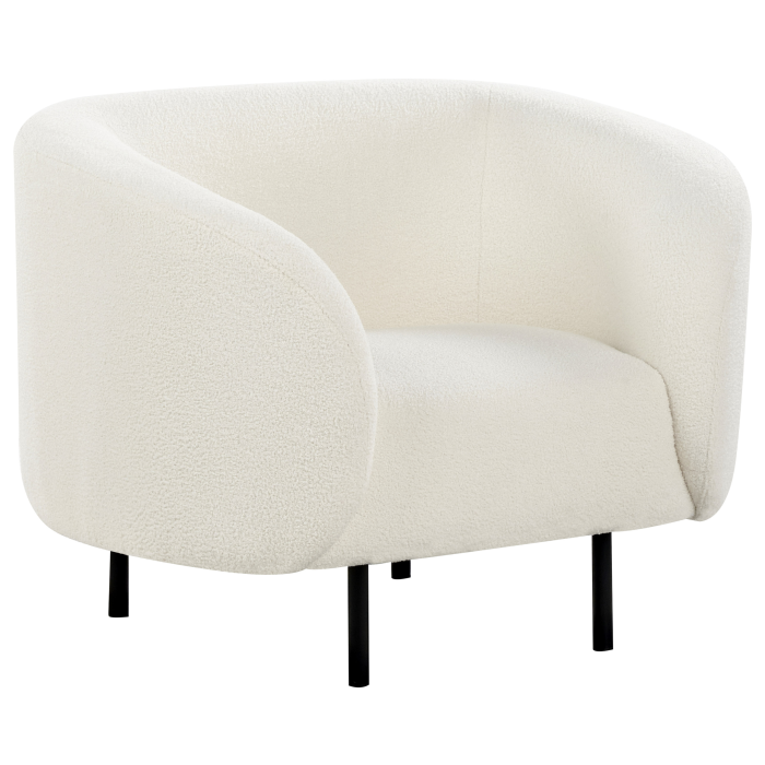 LOEN Armchair Boucle White [4]