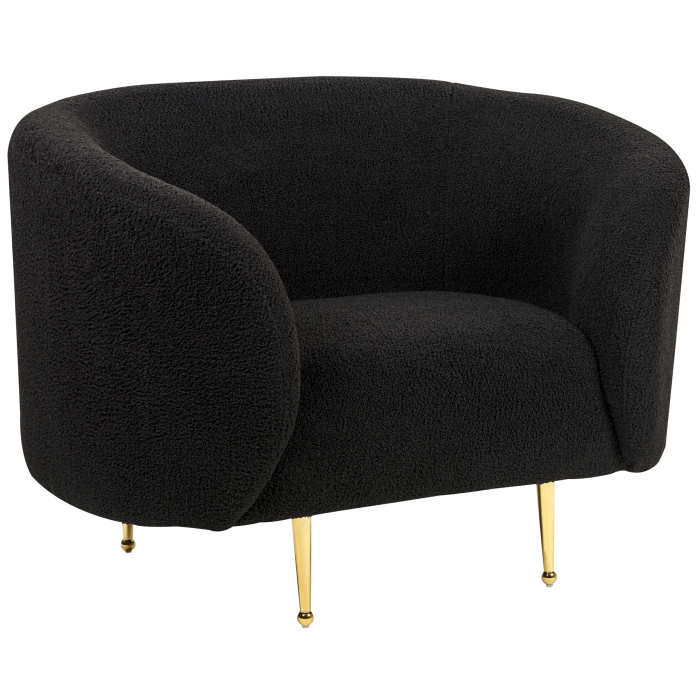 LOEN Armchair Boucle Black [4]