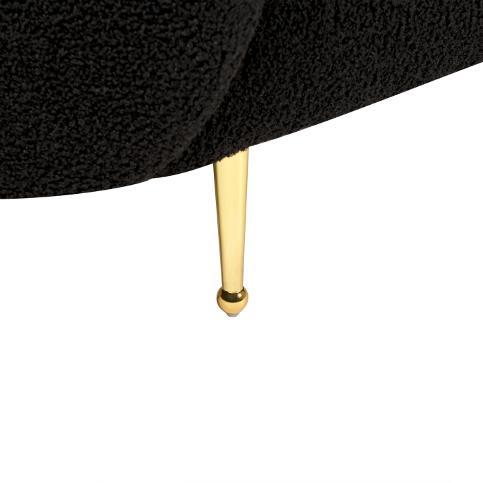 LOEN Armchair Boucle Black [8]