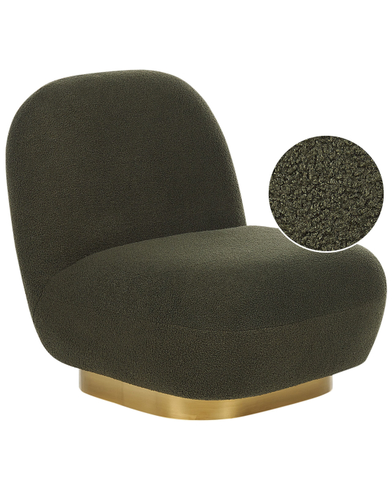 LOVIISA armchair Boucle Dark green [2]