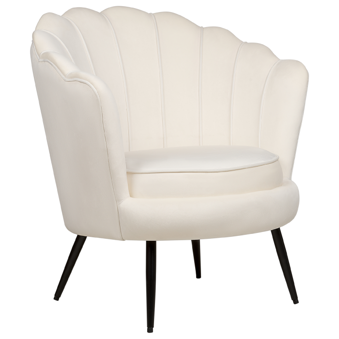 LOVIKKA Armchair Velvet Off-White [2]