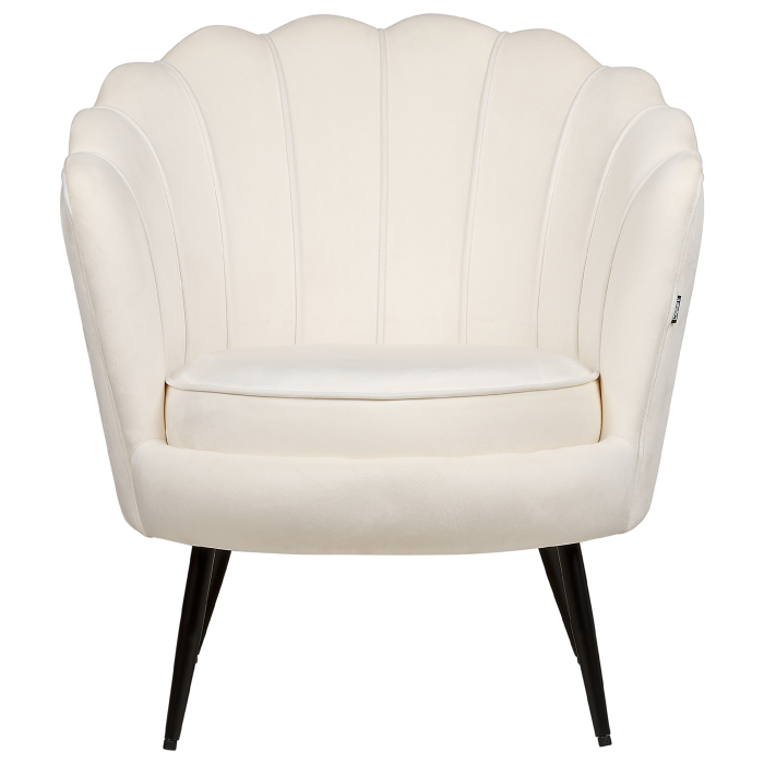 LOVIKKA Armchair Velvet Off-White [4]