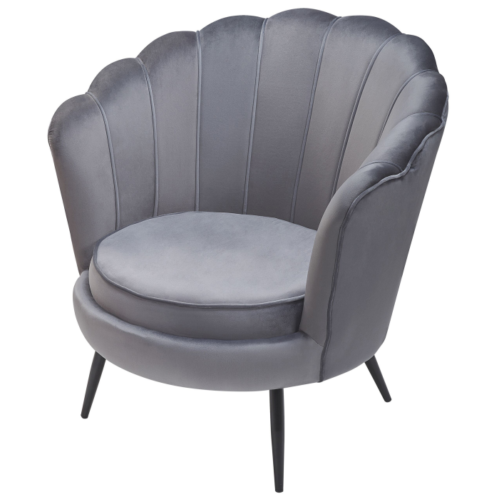 LOVIKKA Armchair Grey Velvet [5]
