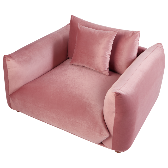 Fotoliu LUVOS Catifea Roz [6]