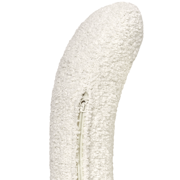 Fotoliu MAKELA Boucle Alb-murdar [9]