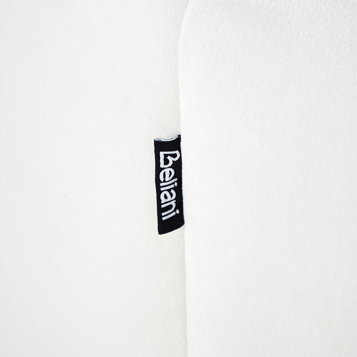 Fotoliu MALUNG Catifea Alb-murdar [8]