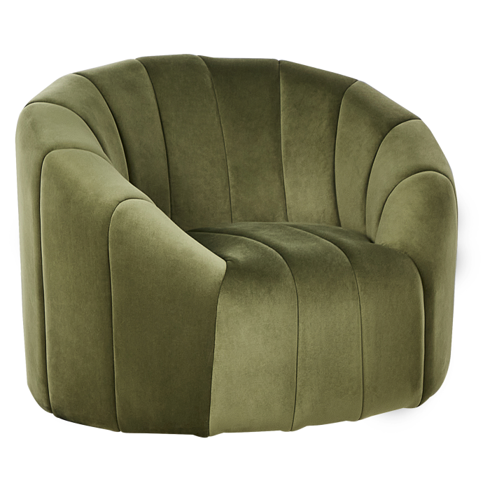 MALUNG armchair Velvet Dark green [2]