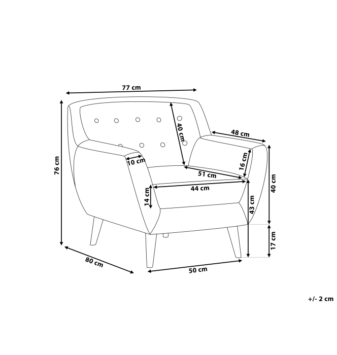 MOTALA Armchair Light Beige [3]