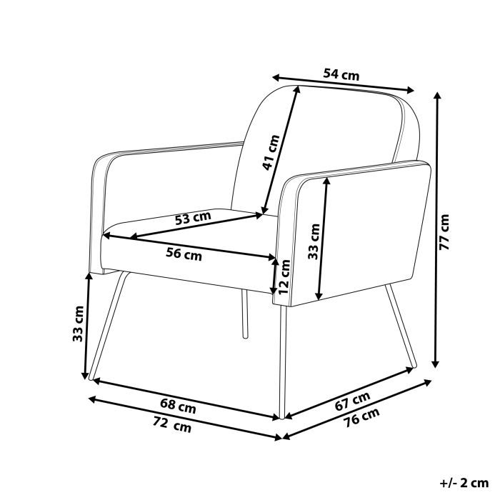 Fotoliu NARKEN Velur Verde închis [3]