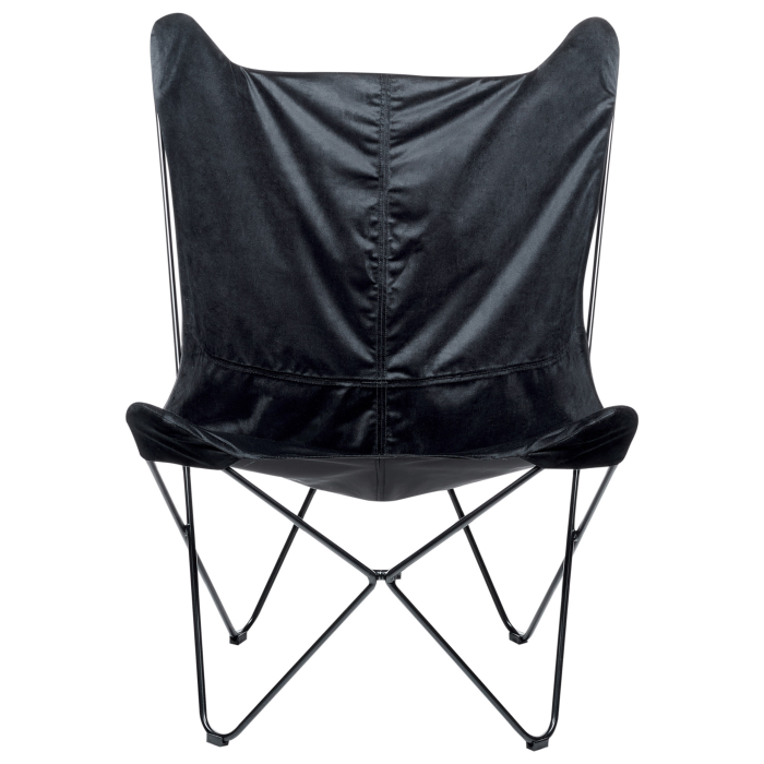 NYBRO Velvet Armchair Black [4]