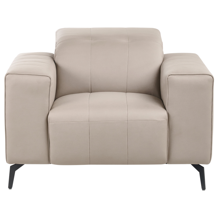 OMMEL armchair Taupe eco-leather [6]